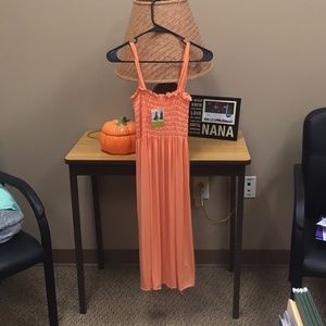 Lightweight pale orange/peach dress
